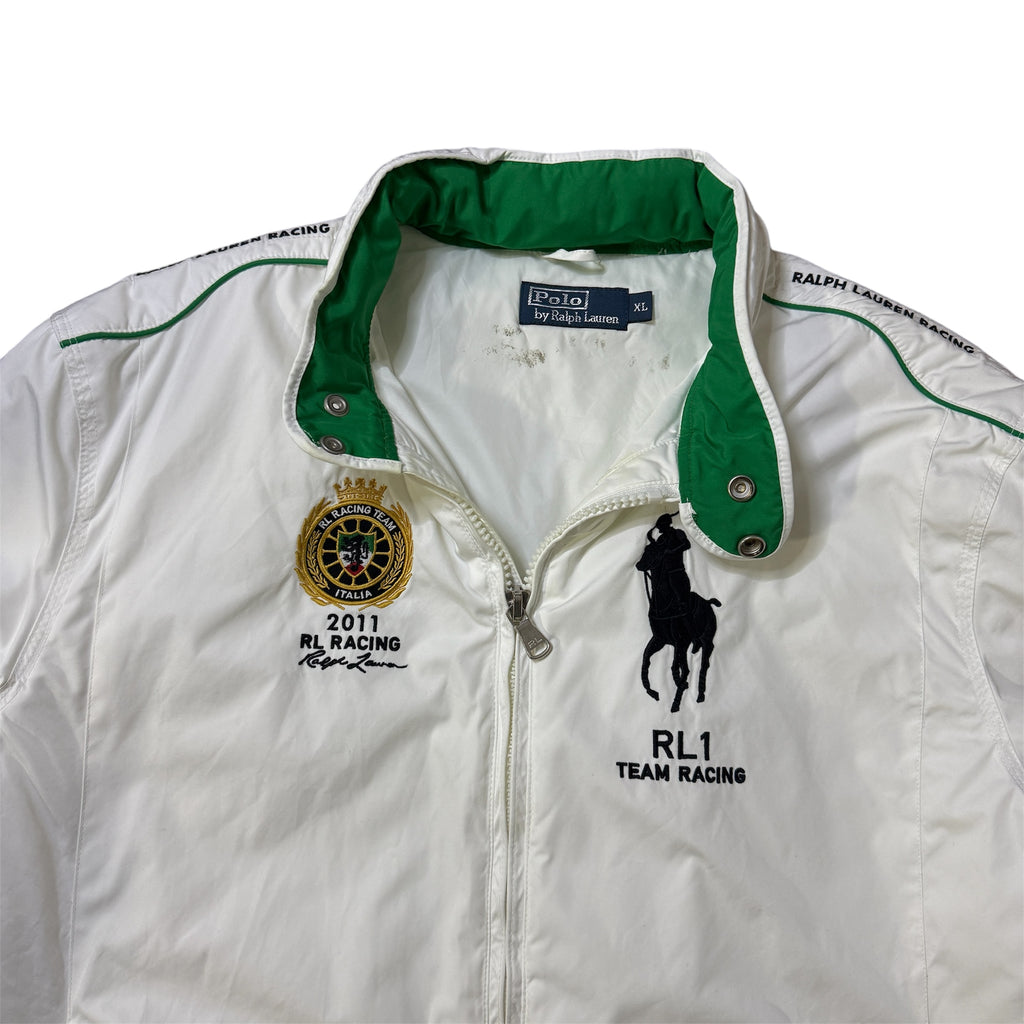 Ralph Lauren Racing Big Pony Italia Bomberjacke (Größe XL)