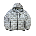 Blauer USA Puffer Wave Design Winterjacke (Größe M)
