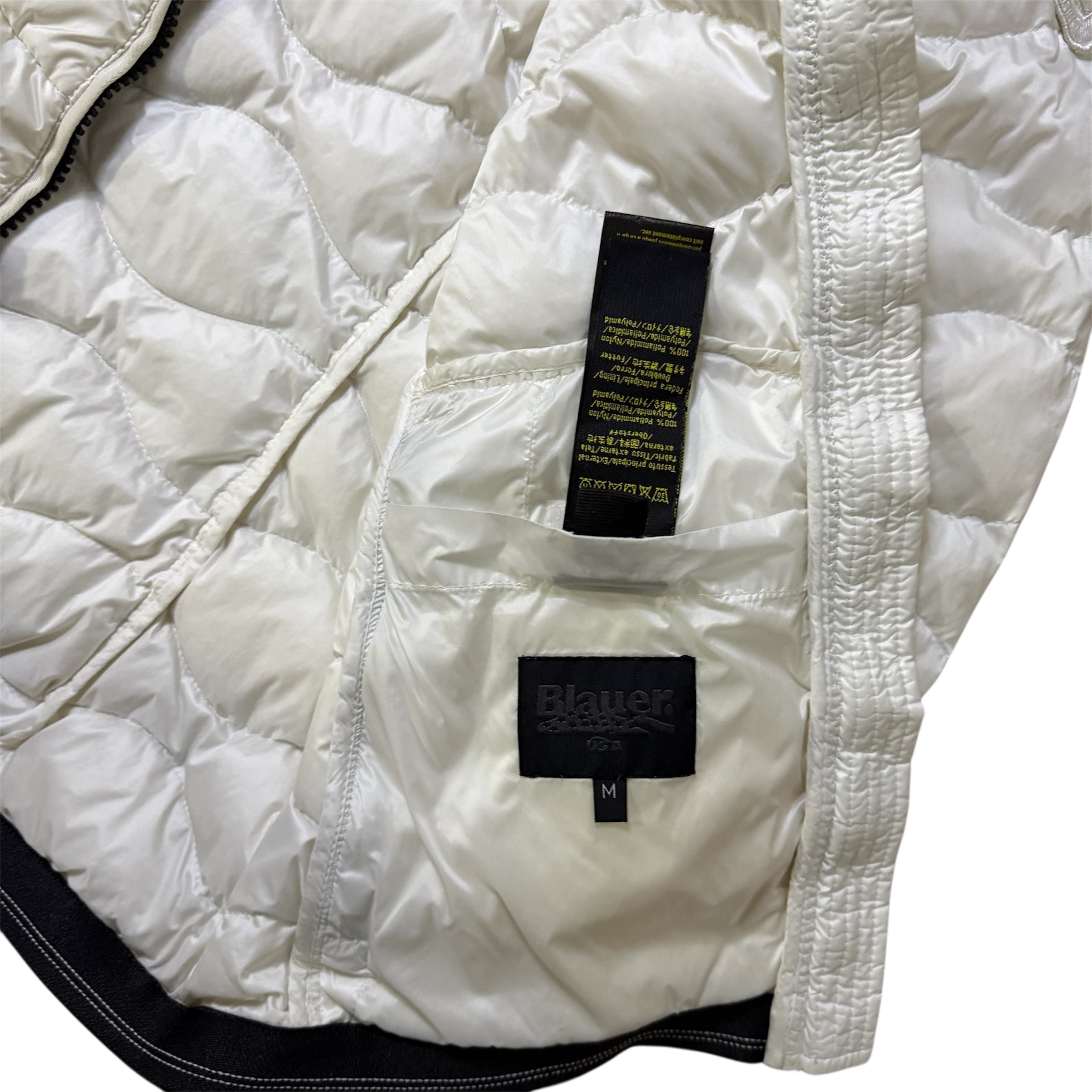 Blue USA Wave Design winter jacket (women's size M)