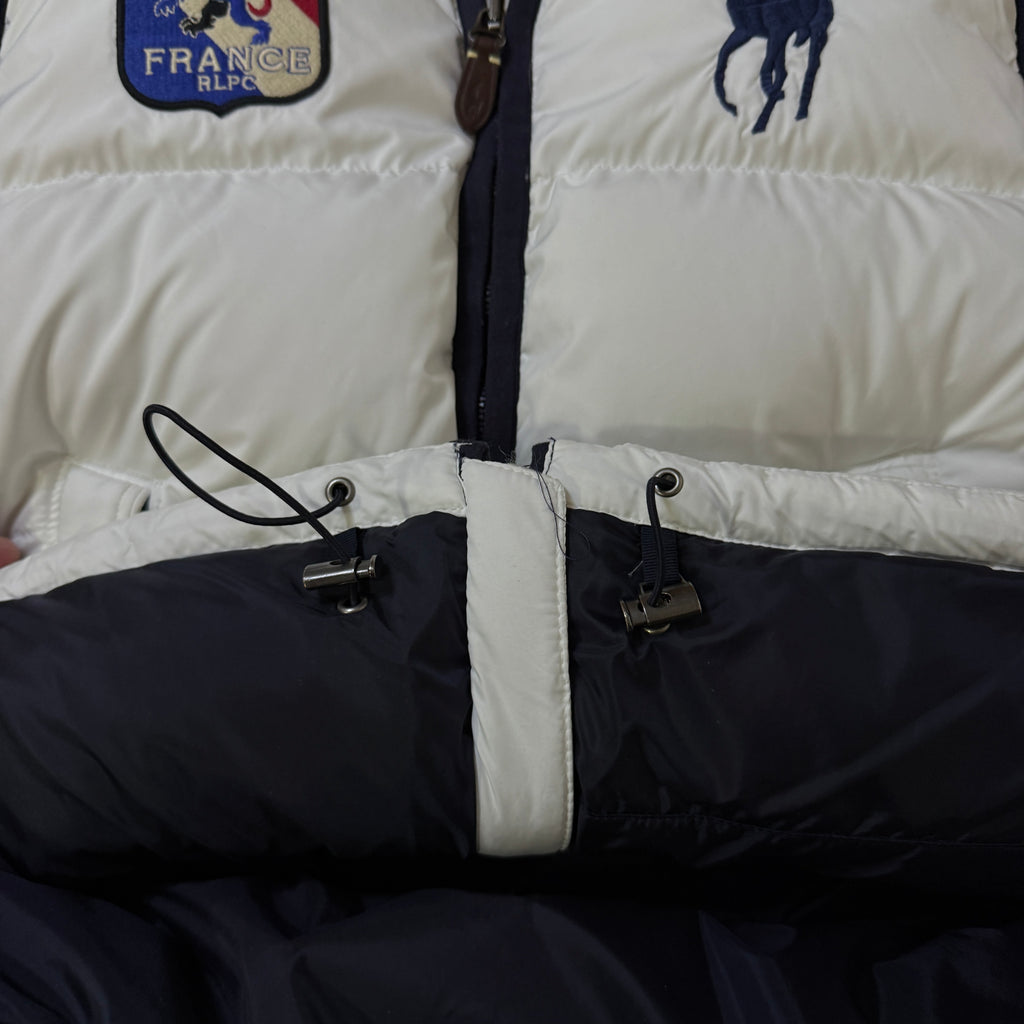 Ralph Lauren Big Pony France Puffer Weste (Größe M)