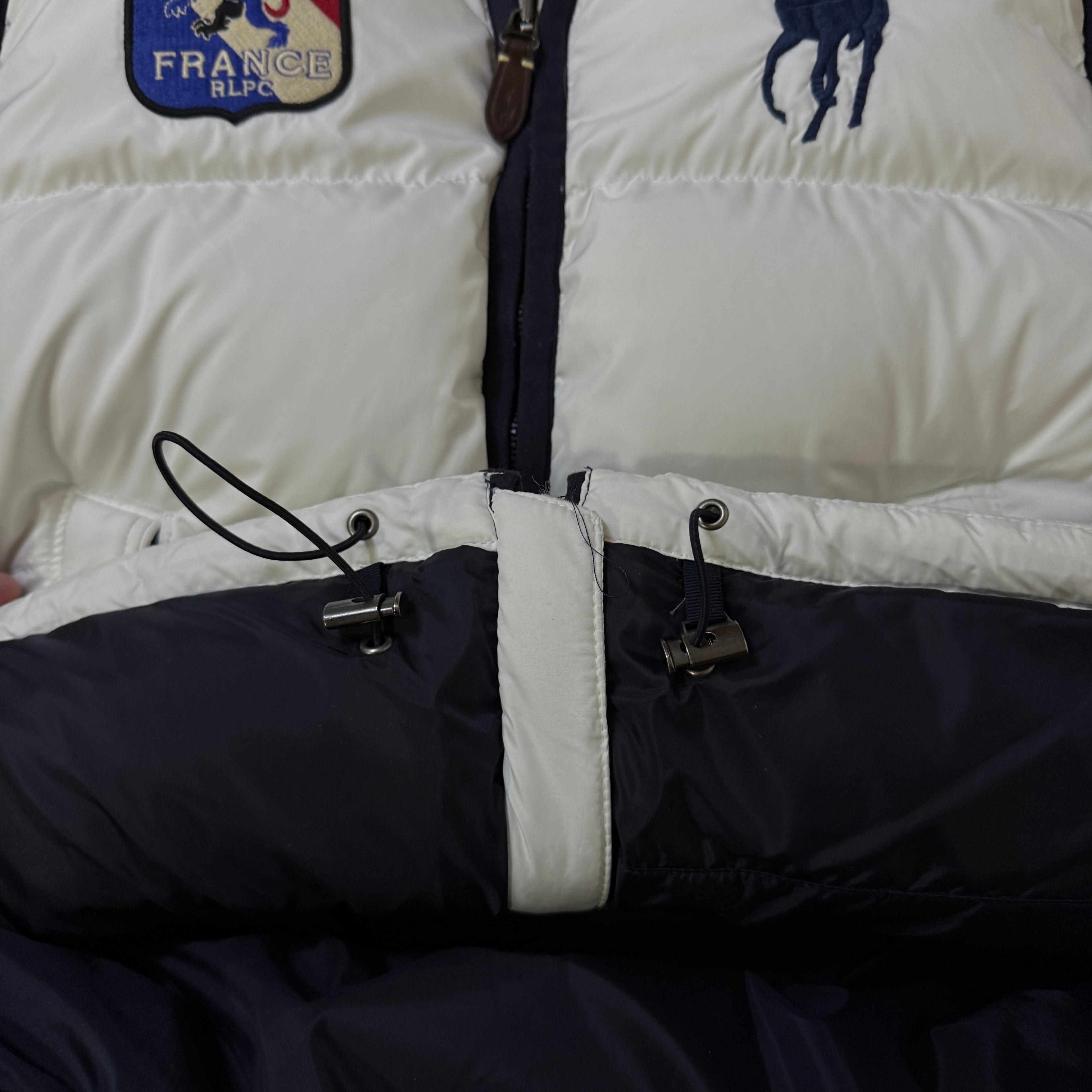 Ralph Lauren Big Pony France Puffer Weste (Größe M)