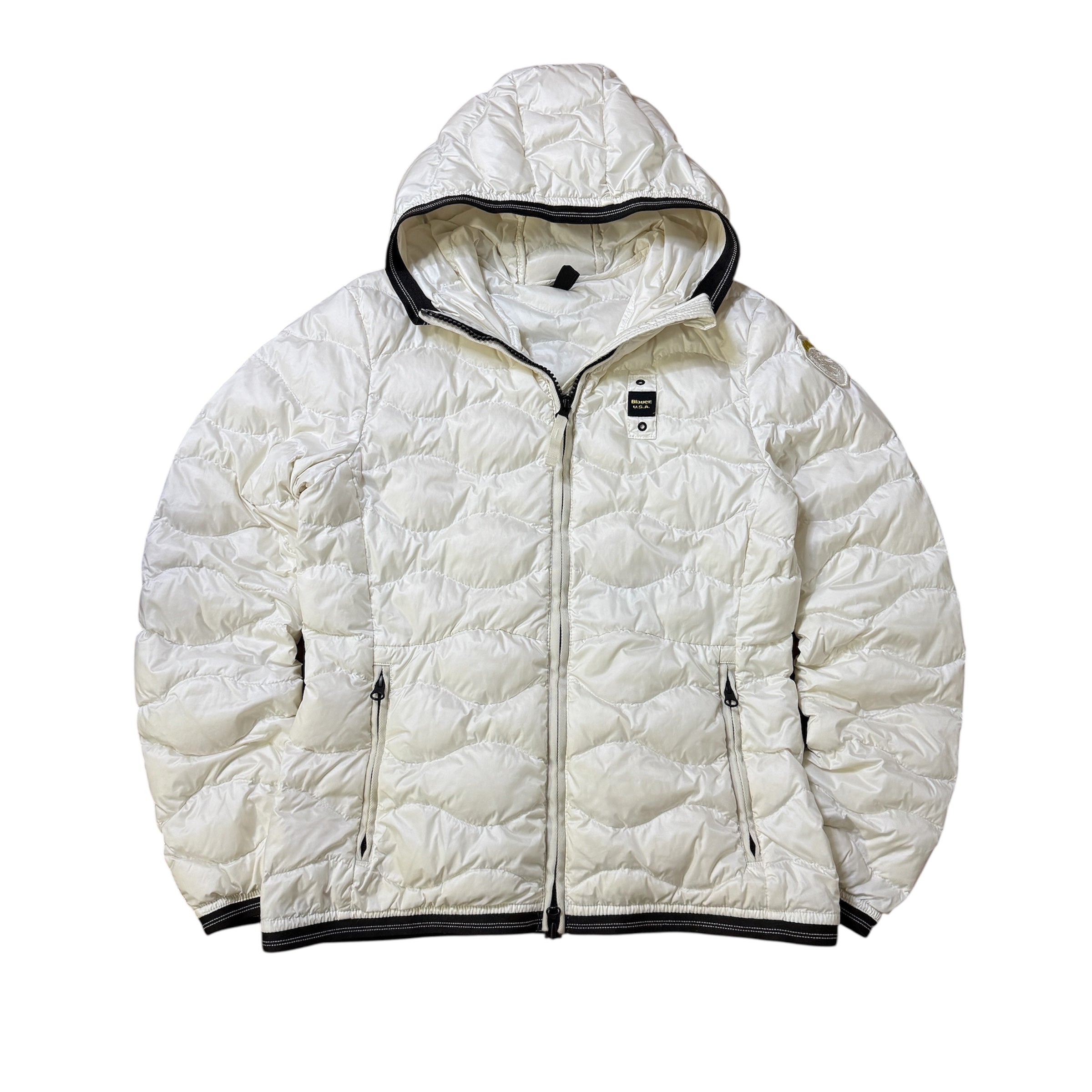 Blue USA Wave Design winter jacket (women's size M)