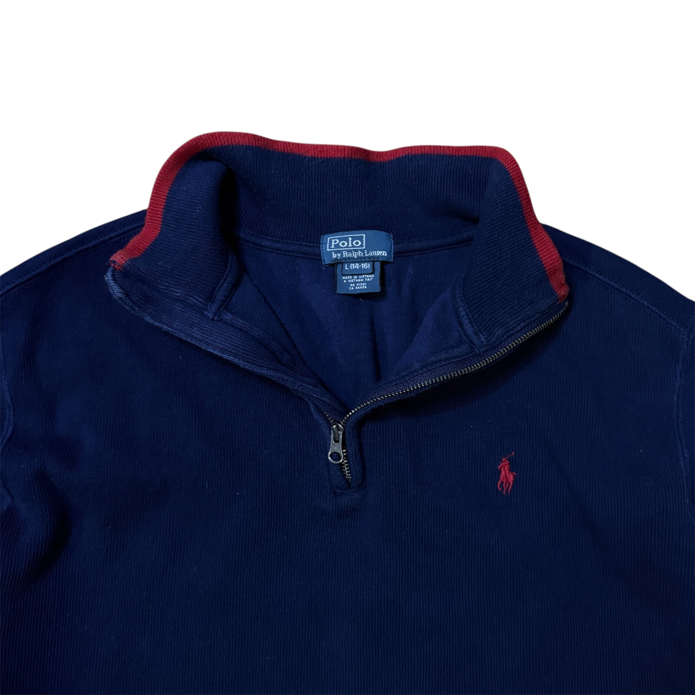 Ralph Lauren Quarter Zip-Hoodie (Größe XS/S)