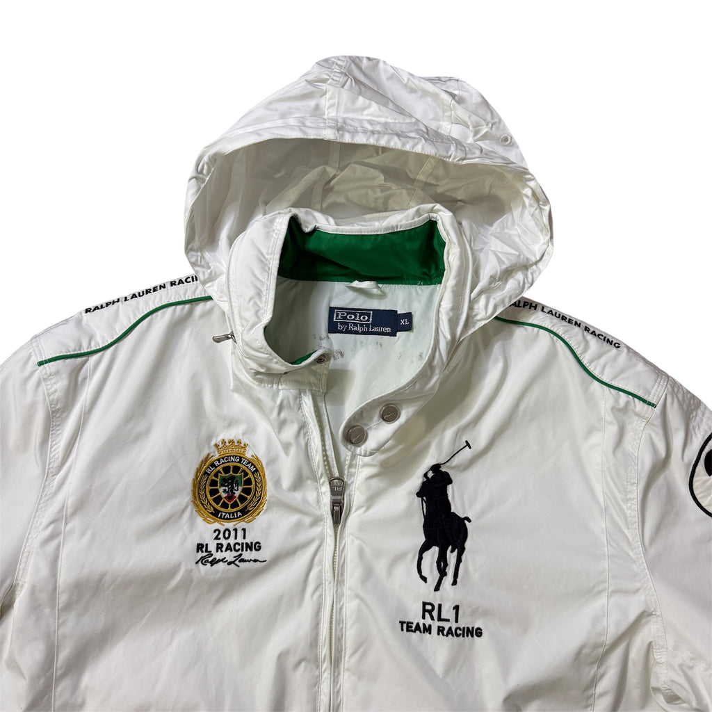 Ralph Lauren Racing Big Pony Italia Bomberjacke (Größe XL)