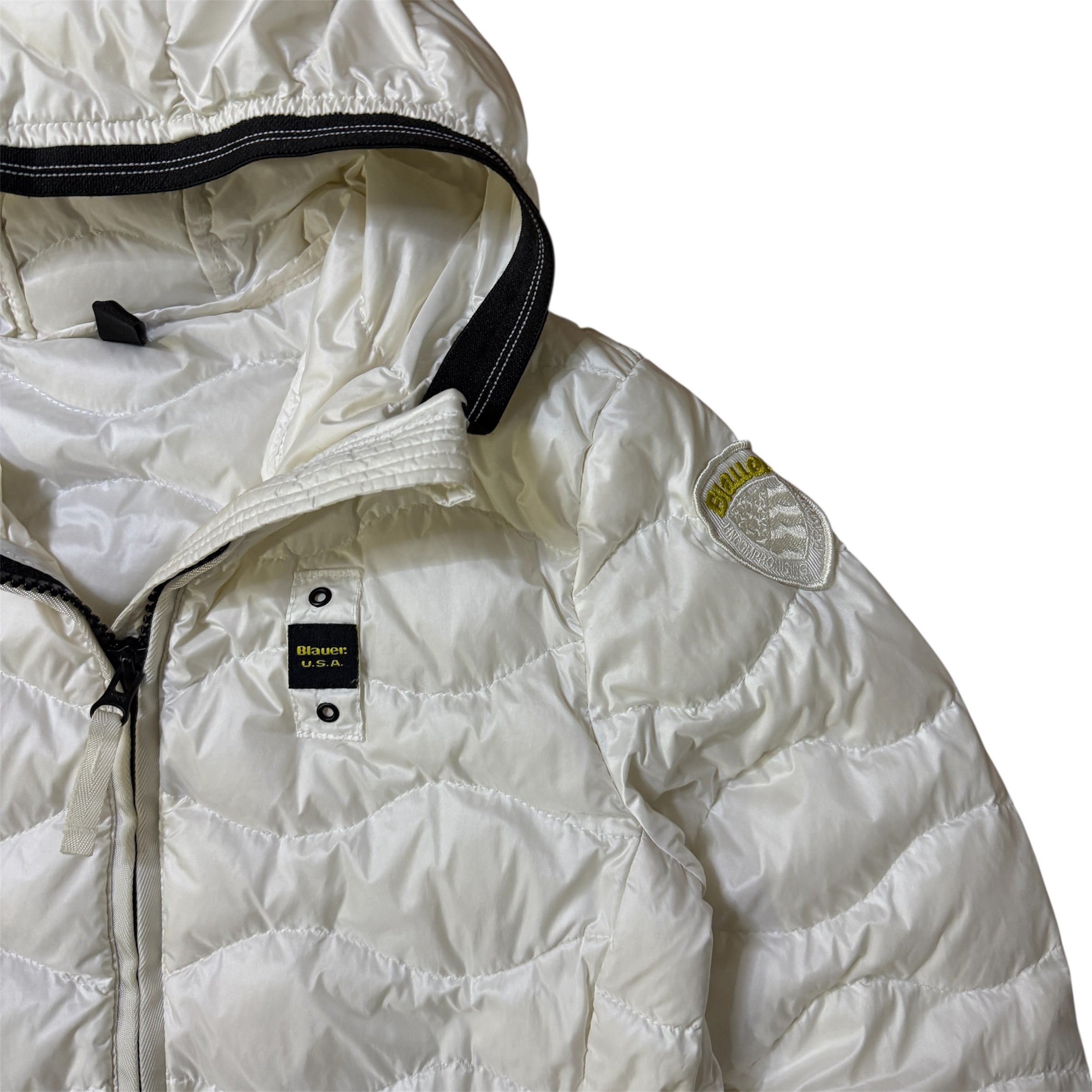 Blue USA Wave Design winter jacket (women's size M)