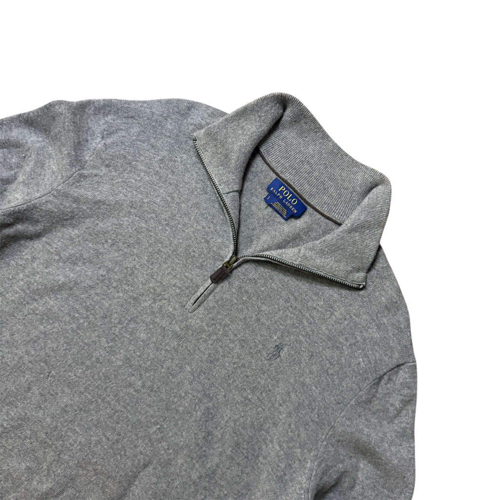 Ralph Lauren Kaschmir Quarter Zip-Hoodie (Größe M)