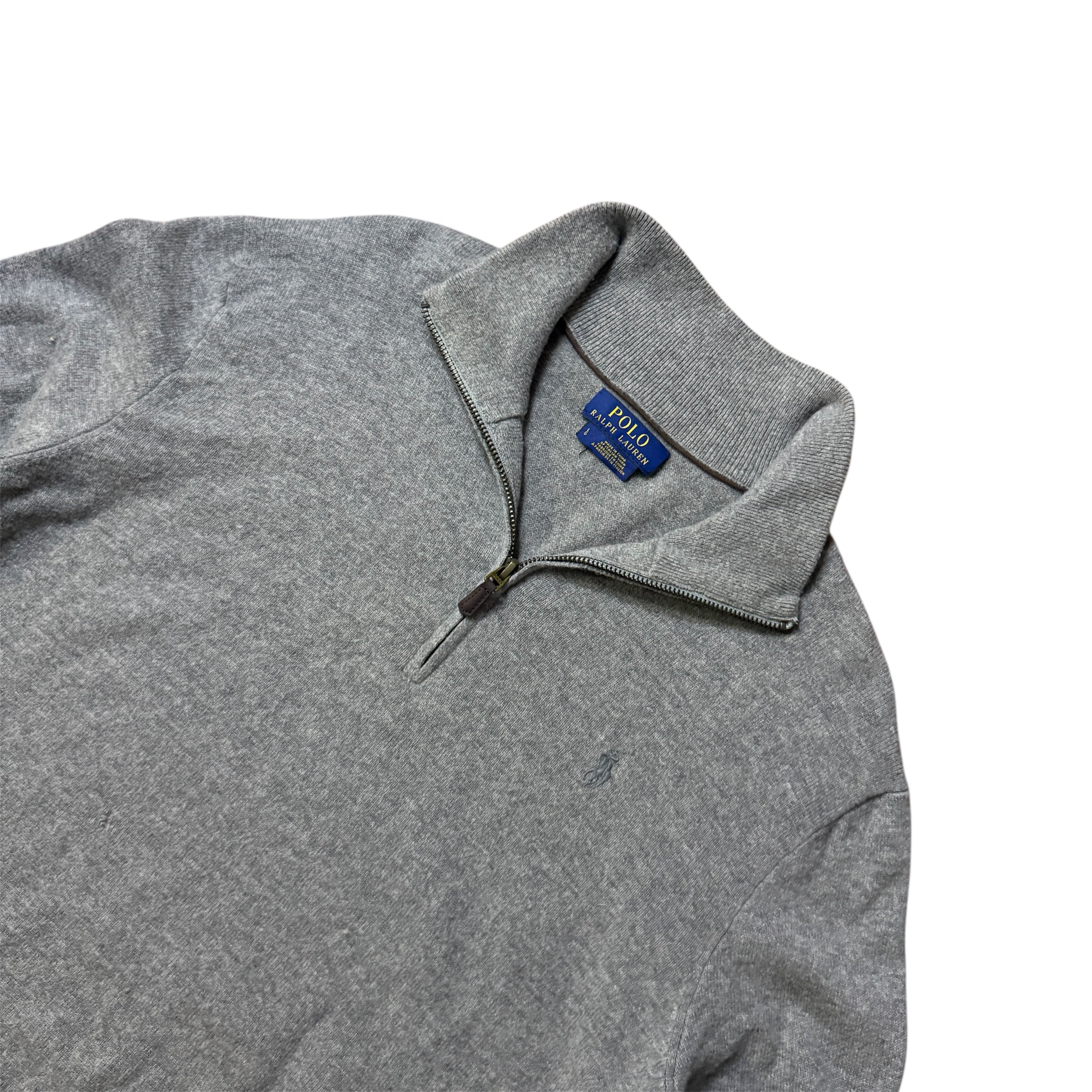 Ralph Lauren Kaschmir Quarter Zip-Hoodie (Größe M)