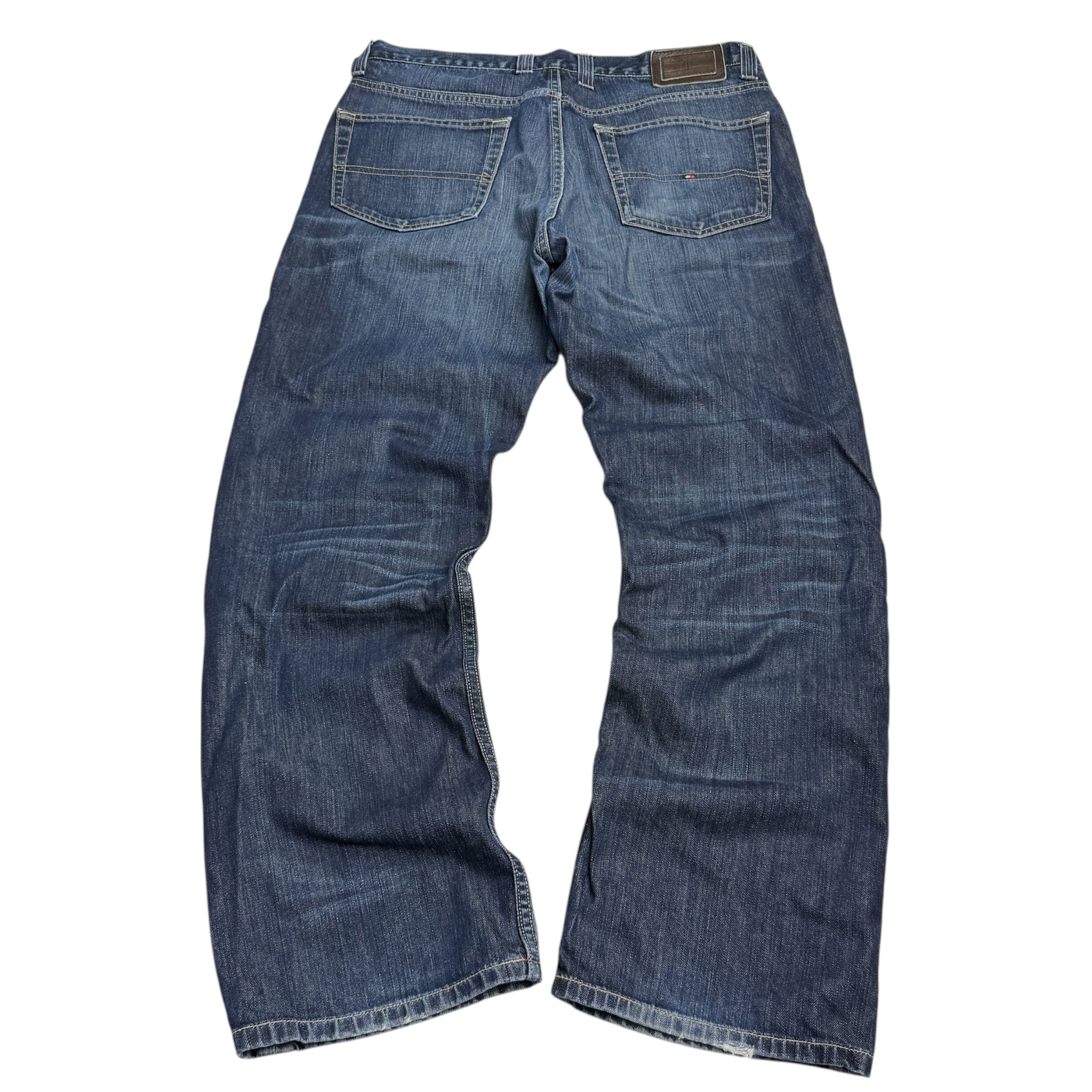 Hilfiger Washed Straight Leg Jeans (Größe M)