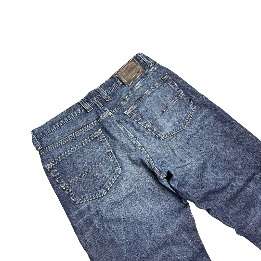 Hilfiger Washed Straight Leg Jeans (Größe M)