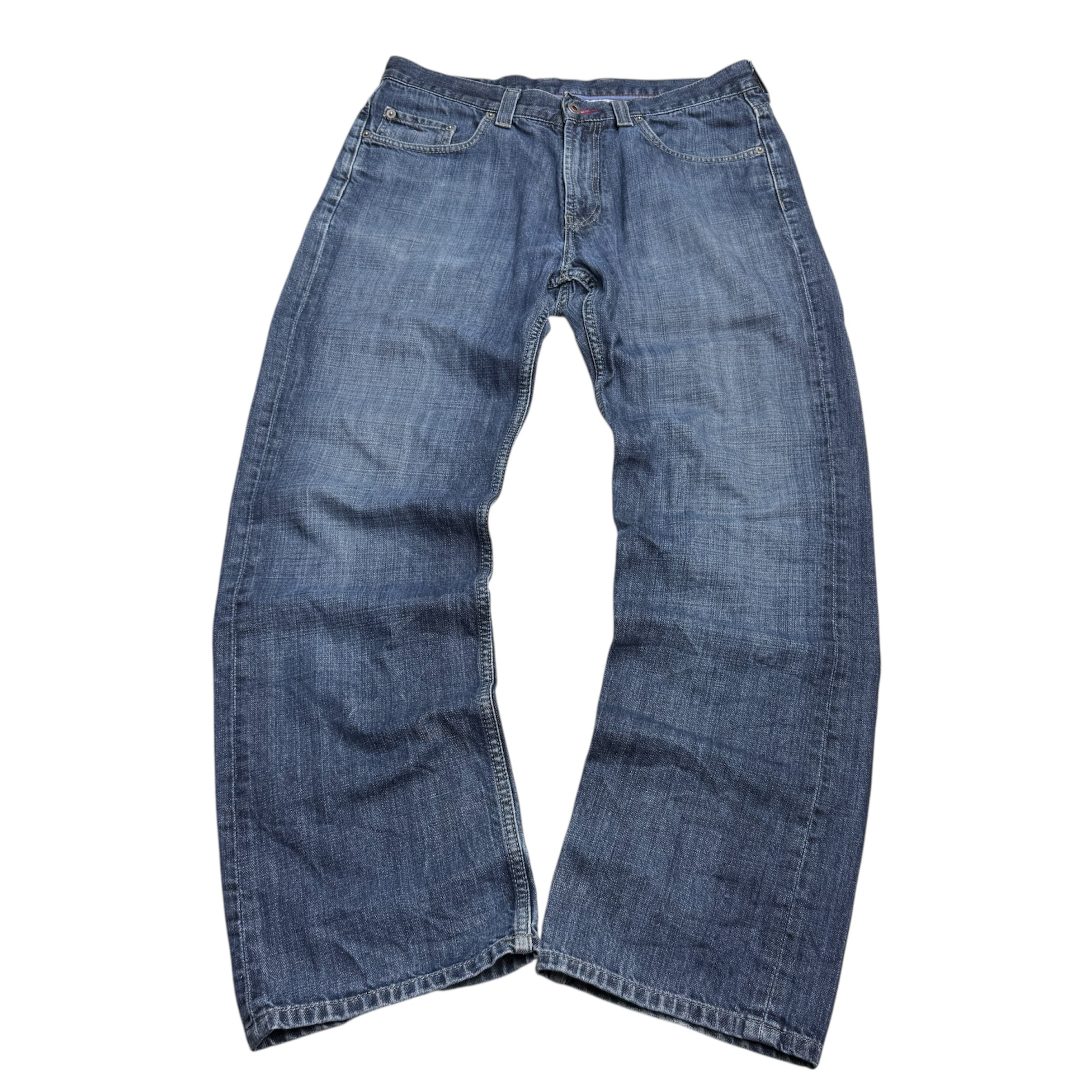 Hilfiger Washed Straight Fit Jeans (Größe M)